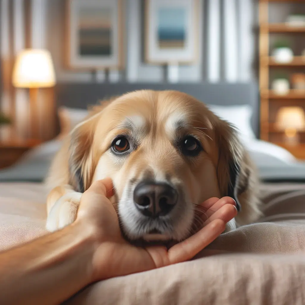 Bauchschmerzen beim Hund
